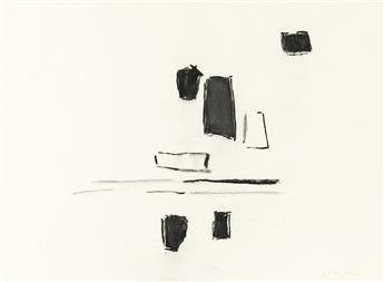 ESTEBAN VICENTE (1903 - 2001, SPANISH/AMERICAN) i)Drawing No. 2, and ii) Untitled, (PAIR).
